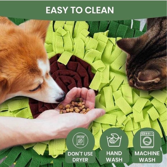 Avocado Dog Snuffle Blanket Pet Interactive Mat - Picture 6 of 7